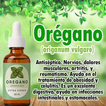 Aceite de Orégano™ – Reduce la Hinchazón y Fortalece tu Intestino
