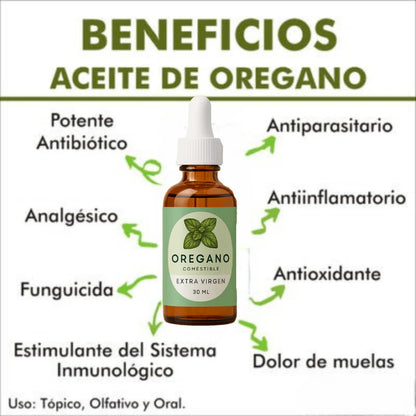 Aceite de Orégano™ – Reduce la Hinchazón y Fortalece tu Intestino