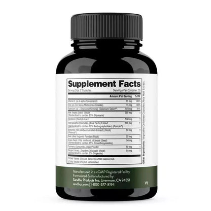 LIVER™ – DESINTOXICACIÓN HEPÁTICA EN SOLO 7 DÍAS (70 cápsulas)