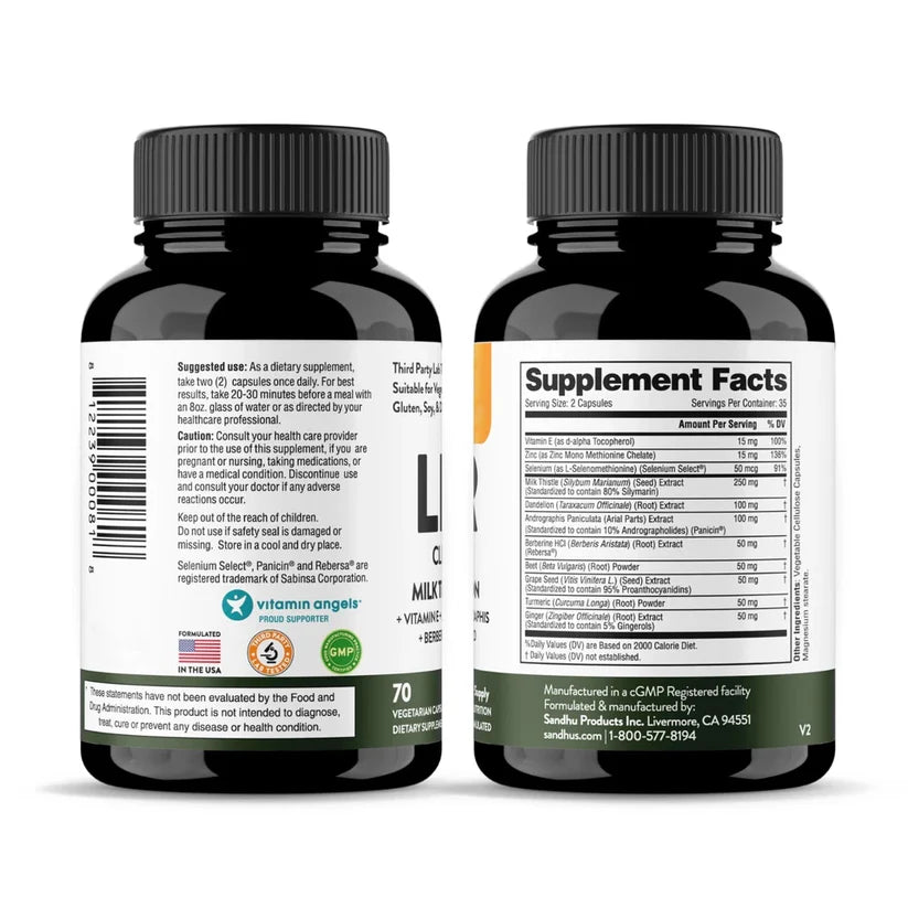 LIVER™ – DESINTOXICACIÓN HEPÁTICA EN SOLO 7 DÍAS (70 cápsulas)