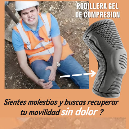 Rodillera Terapéutica con Gel y Soporte Lateral