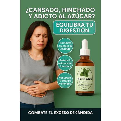 Aceite de Orégano™ – Reduce la Hinchazón y Fortalece tu Intestino