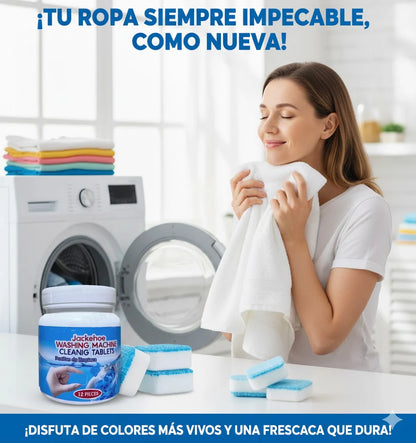 2X1 PASTILLAS PARA LAVADORA PREMIUM - ELIMINA EL MAL OLOR Y BACTERIAS.